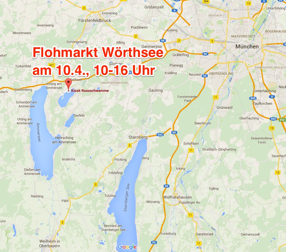 Flohmarkt Wörthsee - Team Propellerheads - Karte mit Info