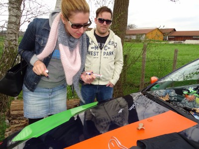 Team Propellerheads - Flohmarkt Wörthsee - Unterschriften Irina und Carsten 6
